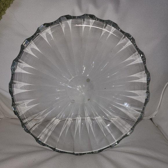 St. Louis Crystal platter(France) - Picture 1 of 2